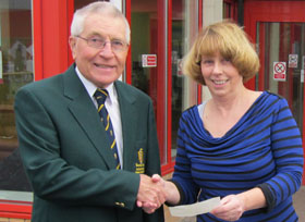Horsehay Village Senior Captains Charity Donation